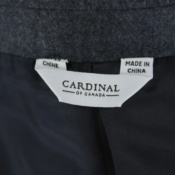 Cardinal of Canada NWT Wool Sport Coat Size 42R US In Blue & Gray Melange